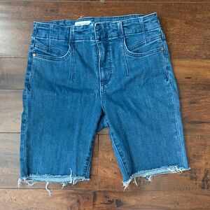 Pilcro Anthropologie Women's Blue Jean Shorts Knee length. Size 28